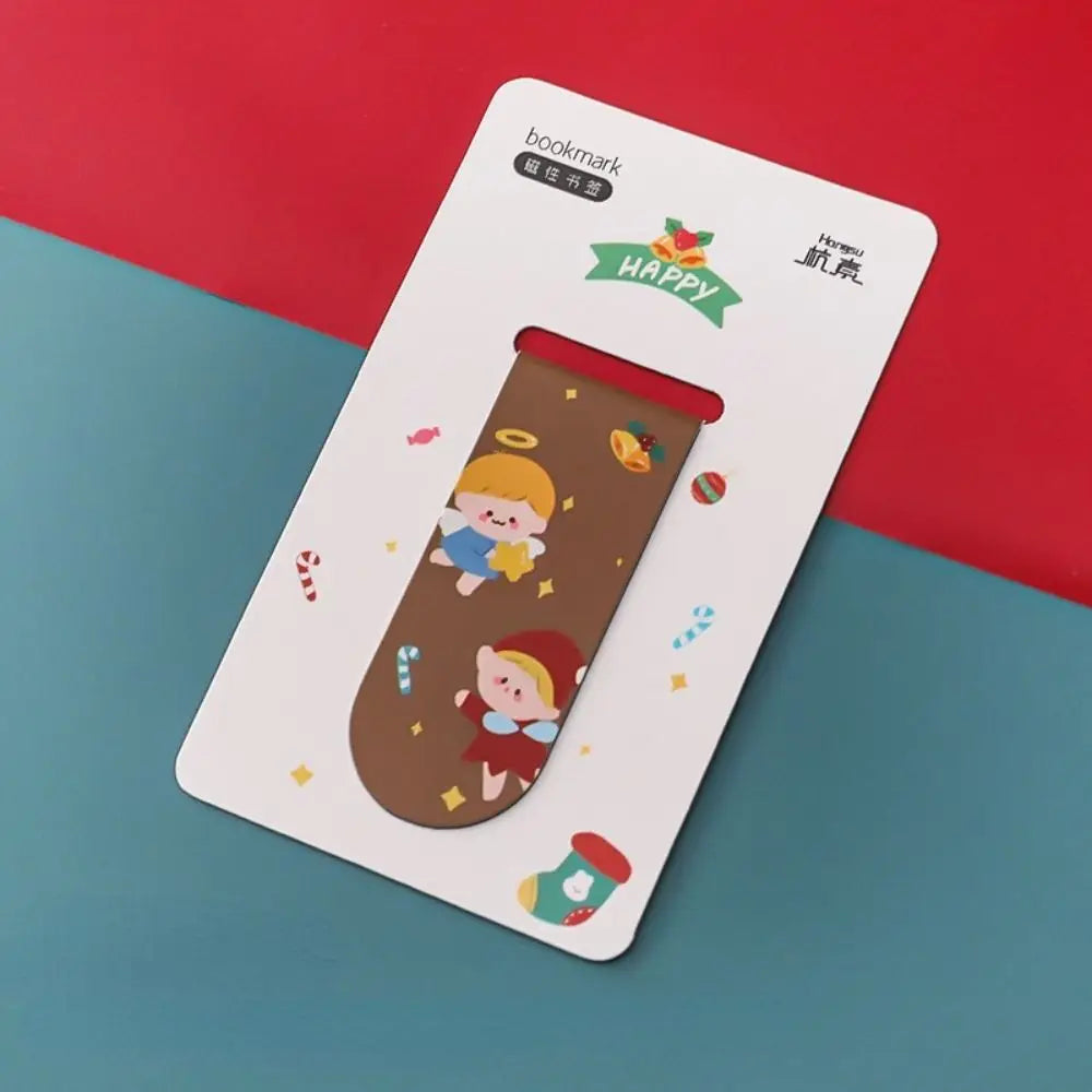 Office Supplies Gifts For Teacher Student Stationery Reading Marker Magnetic Bookmarks Christmas Bookmarks Book Page Folder