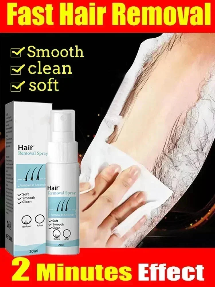 Body Hair Removal Spray Permanent Hair Removal Hair Growth indolore crème de soins du corps