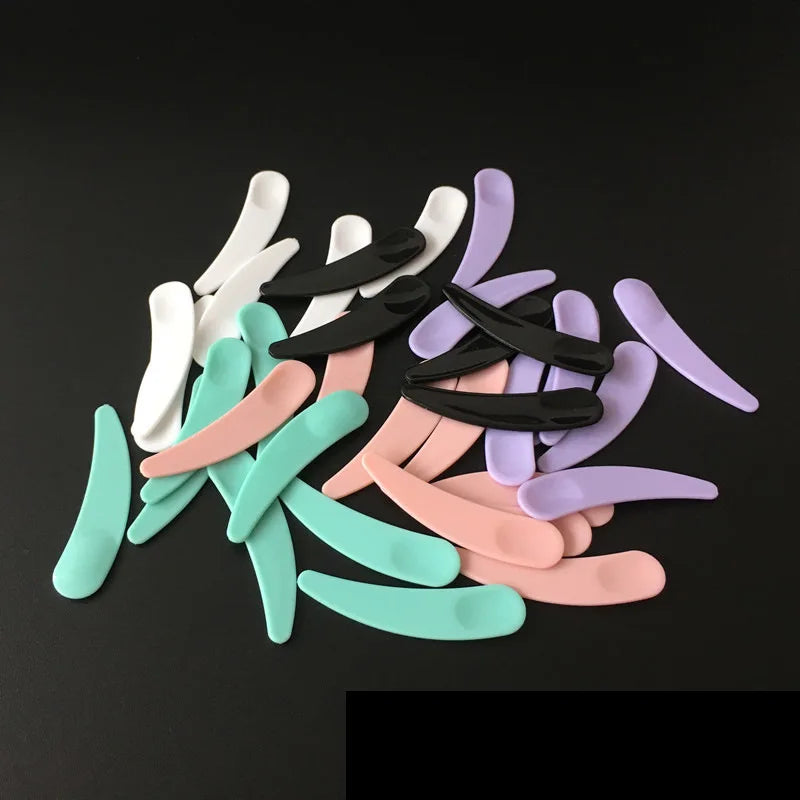 10pcs Mini Cosmetic Spatula Disposable Curved Scoops Facial Mask Eye Cream Makeup Stick Make Up Beauty Tool Accessories