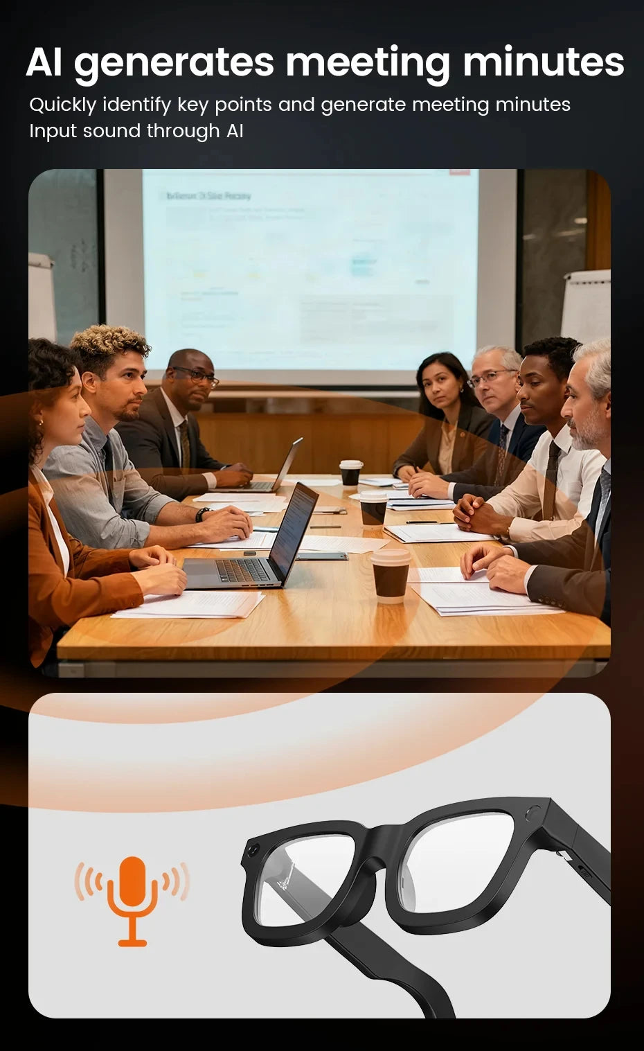 2026 AI Smart Glasses: AI Voice Translation, Video, Bluetooth Call, Music Touch Photochromic Lenses Hands-free, Universal Gift