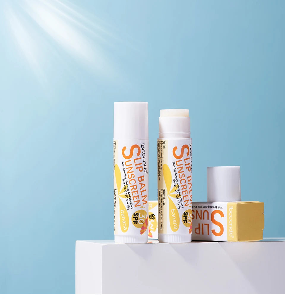 Sunscreen Lip Balm SPF30 UV Protection Moisturizing Hydrating Lip Balm Moisturizes Repairs Chapped Lips Lipstick Lip Care Makeup