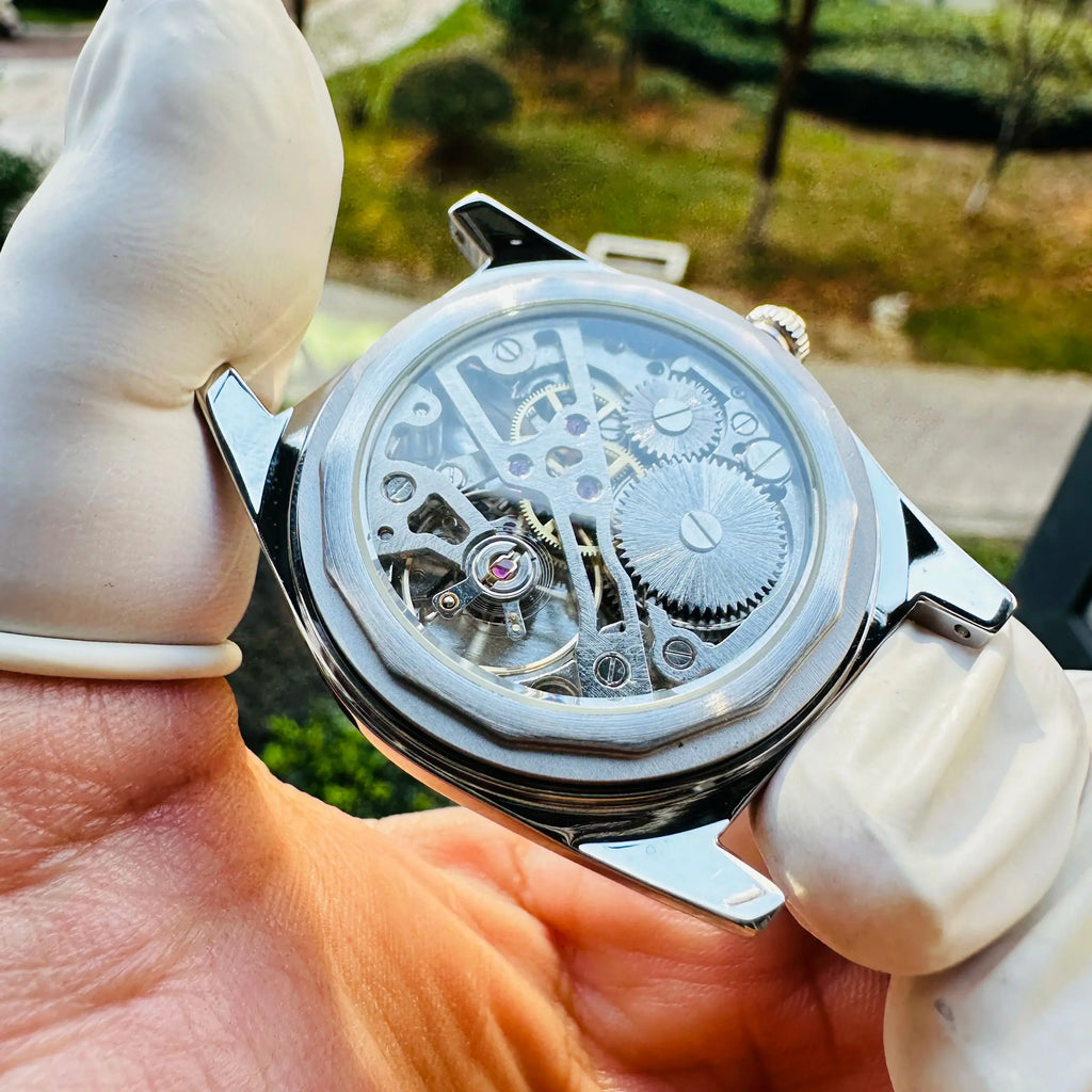 PHANTOM men’s Hand-Wind Mechanical Watch 7120 Waterproof Bauhaus Design Watch for Men wholesale