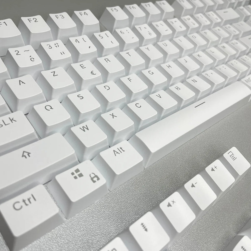 Russian Keycaps Spanish Arabic Korean Portuguese French German Thai Letters Translucent Keycaps For Cherry MX Switch 104 Key LK1