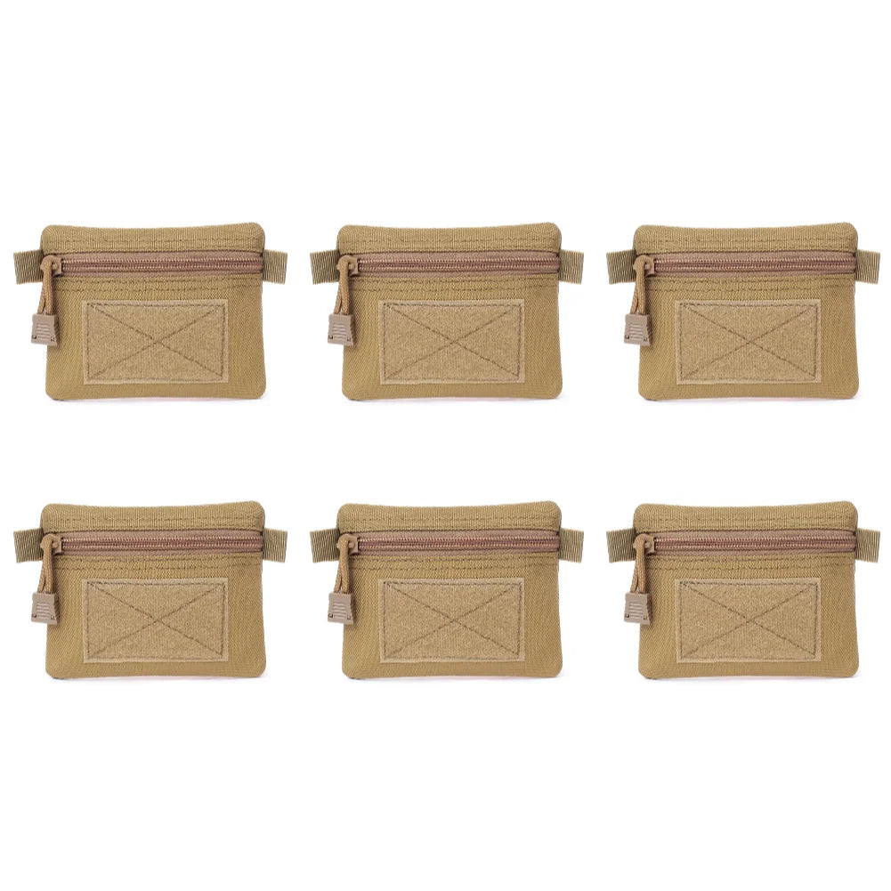 Outdoor Camping EDC Molle Wallet Waterproof Portable Travel Zipper Waist Pouch for Camping Hiking Hunting EDC Pouch