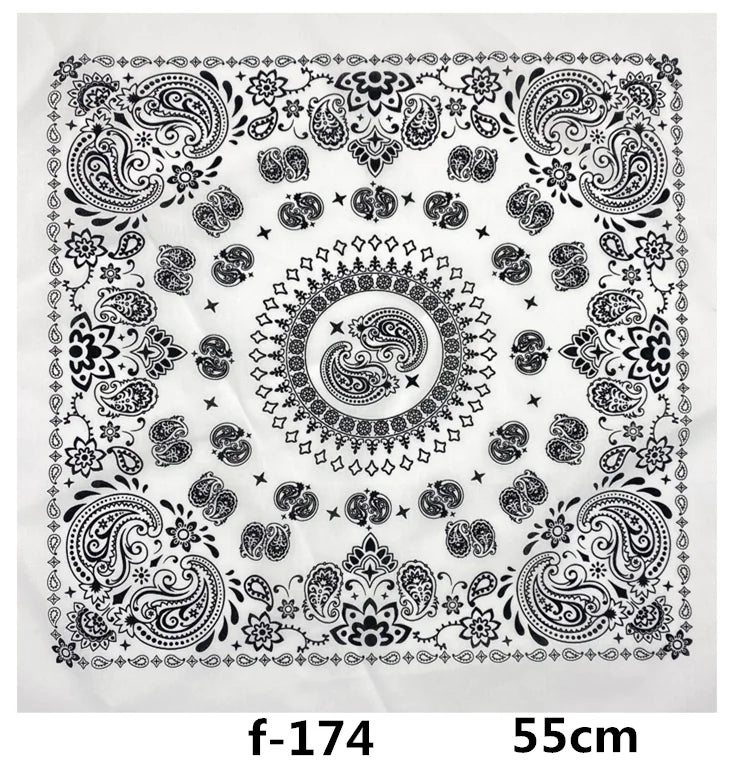 f151 Unisex Hiphop Cotton Bandanas Face Mask Scarf Headwear Women Snood Headband Men Fishing Mask Hiking Balaclava Handkerchief