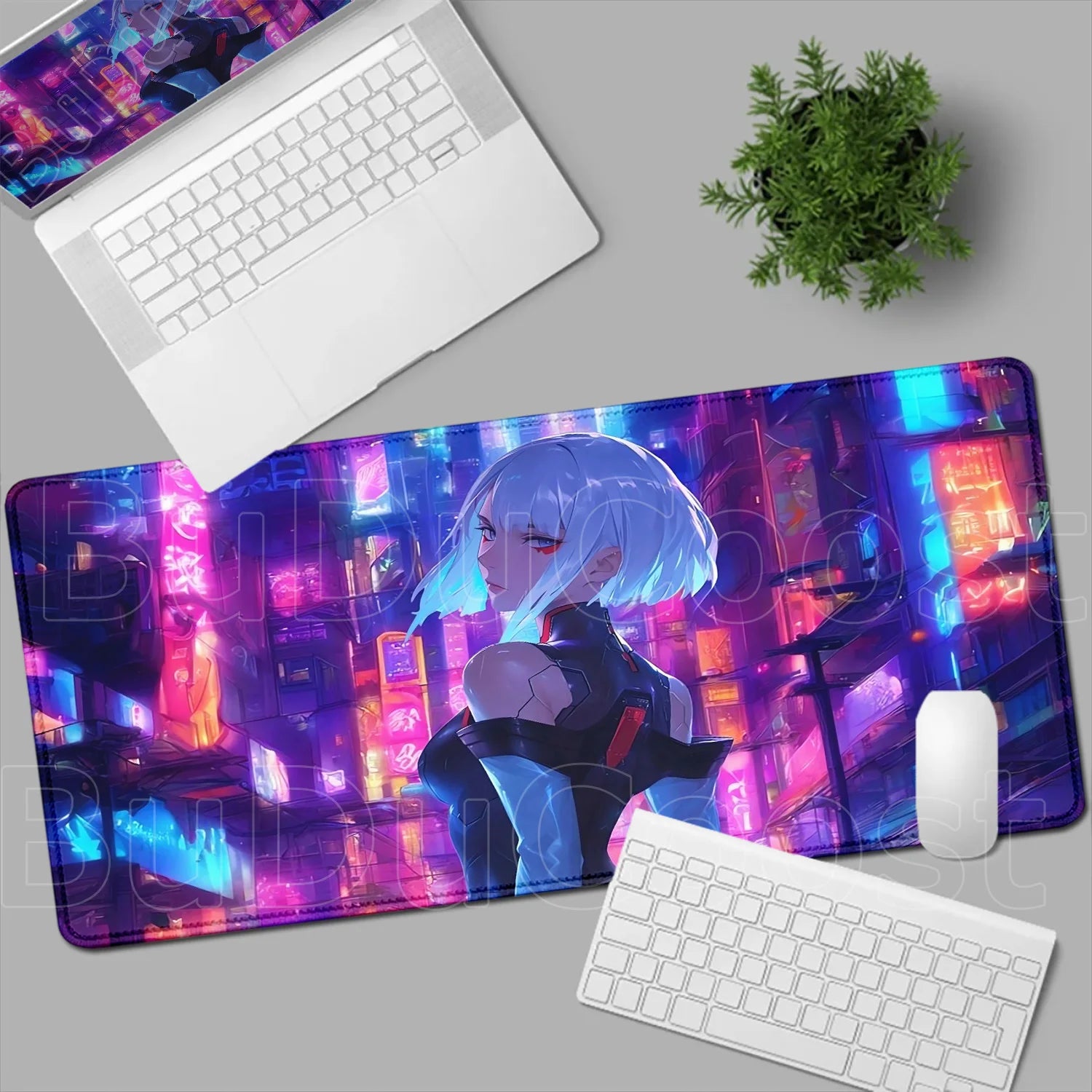 HD Printing New Wallpaper C_cyberpunk E_edgerunners Mouse Pad Non-slip Mousepad Computer Gamer LockEdge Desk Mat PC Keyboard Mat