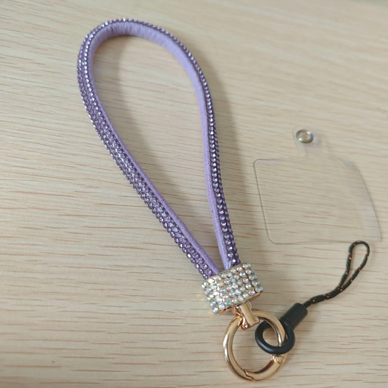 Mobile Phone Charm Lanyard Luxury Rhinestone Wrist Key Chain High-end Diamond-encrusted Bracelet Reinforced Cellphone Cord Strap