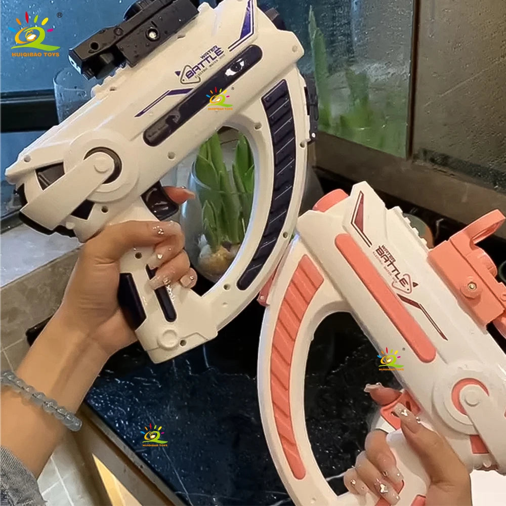 Summer electric Water gun toys, suitable for boys and girls, mechanical continuous shooting outdoor beach water games,