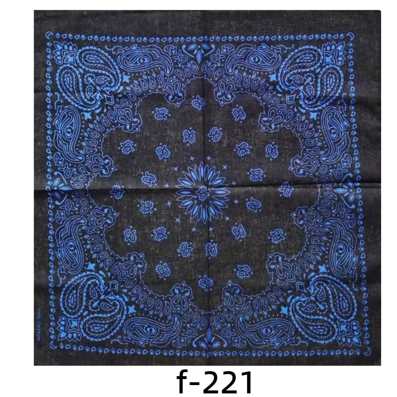 f151 Unisex Hiphop Cotton Bandanas Face Mask Scarf Headwear Women Snood Headband Men Fishing Mask Hiking Balaclava Handkerchief