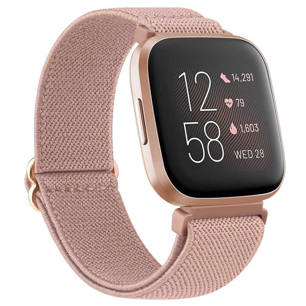 Elastic Woven Loop Strap for Fitbit Versa 1 2 Band Replacment Wristband For Versa Lite Smartwatch Band Sport Correa Bracelet