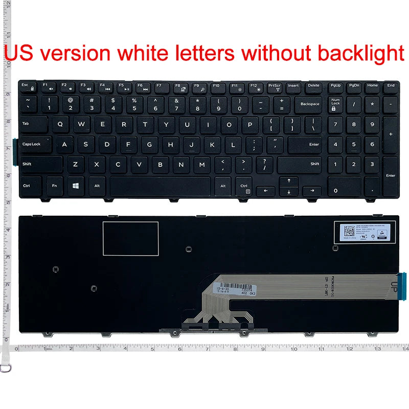 US/UK/RU/SP/FR/BR Laptop Keyboard For Dell Inspiron 15 5547 7557 7748 17 7559 5748 5749 5755 5758 5759 P39F P51F P57F P26E