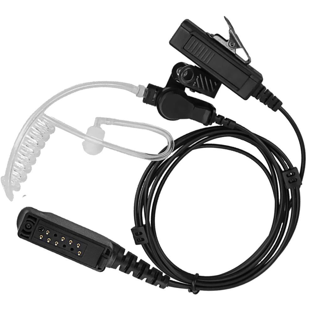 Covert Acoustic Air Tube Earpiece Headset Mic For Sepura STP8000 STP8035 STP8038 STP8040 STP8080 STP9000 STP9035 STP9038
