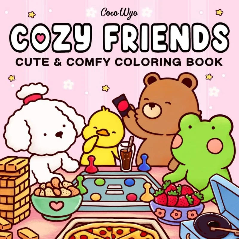 Best-selling cute coloring book for adults and teenagers, a comfortable and relaxing time coloring book