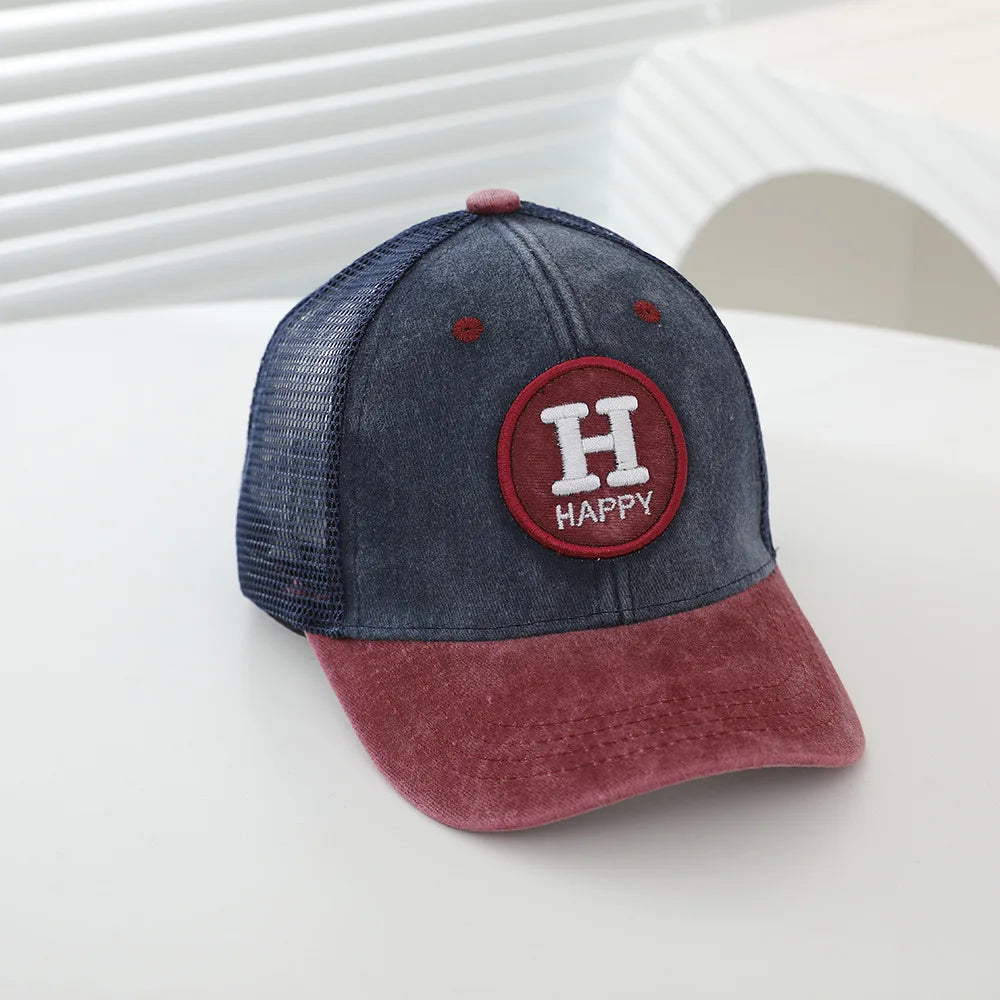 New Summer Baby Baseball Caps Fashion Outdoor Adjustable Sport Hats Sunscreen Hat Kids Boys Girls Mesh Cap
