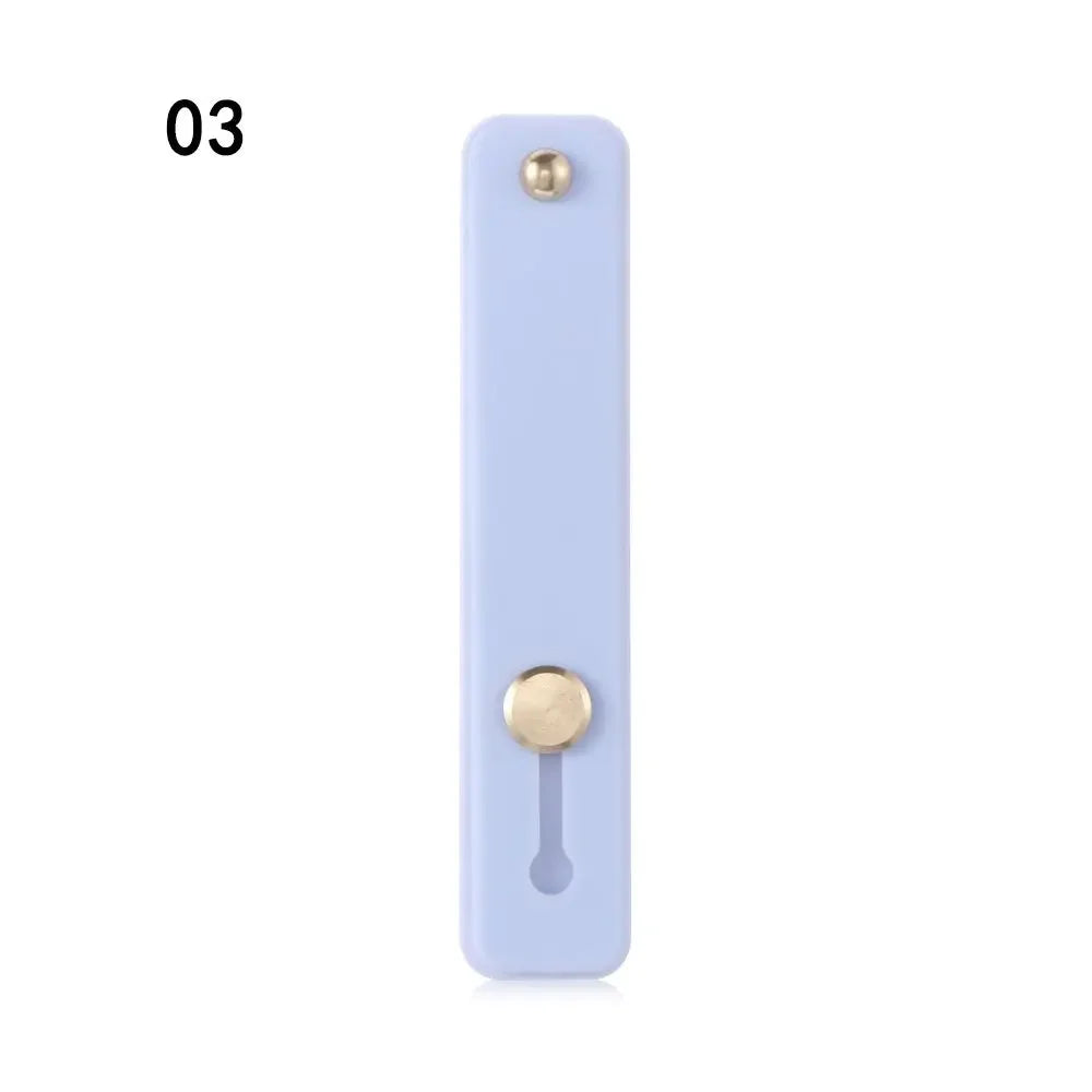 Fashion Phone Holder  Silicone Phone Hand Band Holder Finger Ring Push Pull Grip Stand Candy Color Bracket