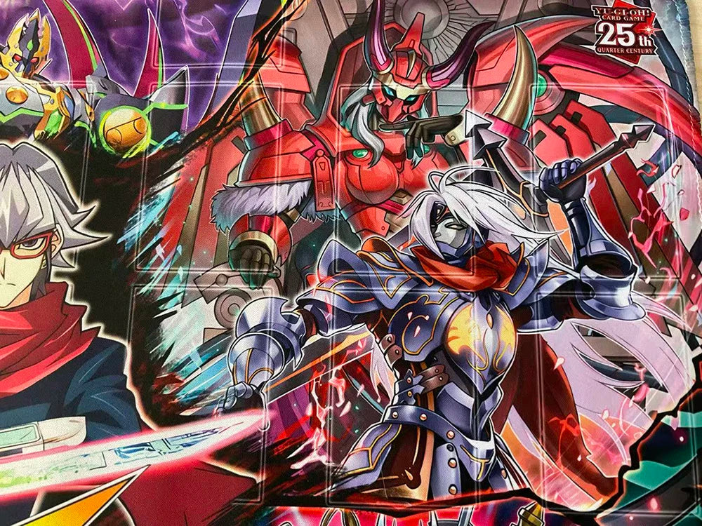 YuGiOh D/D/D Zero Doom Queen Machinex Playmat DIY AkabaReiji TCG CCG Deviser King Deus Machinex Trading Card Game Mat Mouse Pad