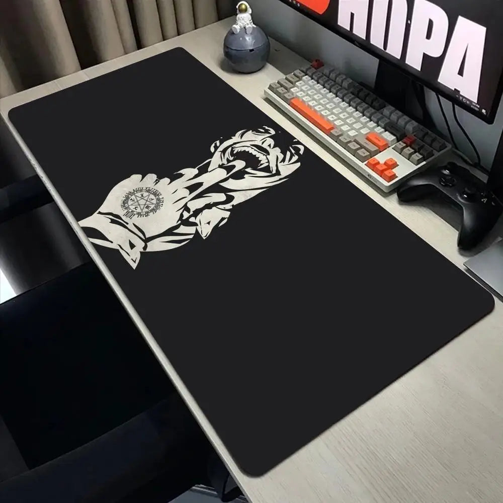 Anime Hellsing Alucard Mouse Pad XXL Gaming Accessories Office Gamer Keyboard Desk Mat Non-Slip Laptop Large rubber Mousepad