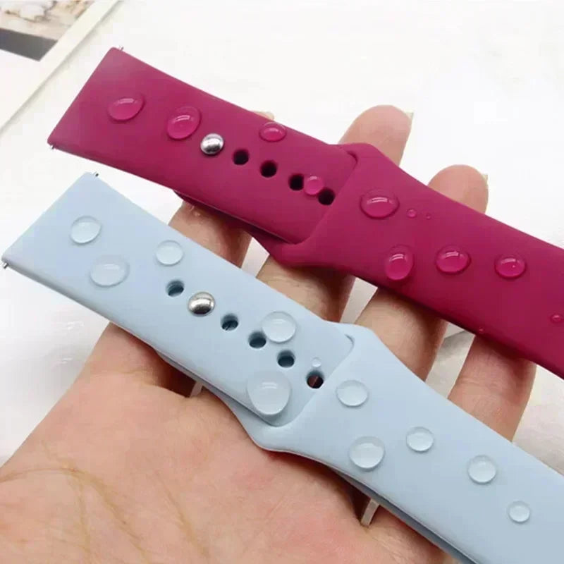 20mm 22mm Silicone Band For Amazfit GTR/GTS 2 3 4 Sport Band For Amazfit Active 2 Square/Balance 2/Cheetah Pro/Round/Bip 6 5 3