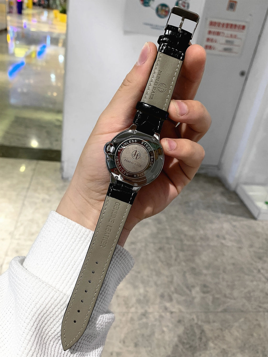 Pablo Raez Couple Watch for Men Women Reloj Mujer Man Quartz Wristwatch Male Simple Leather Strap Ladies Roman Numerals Clock