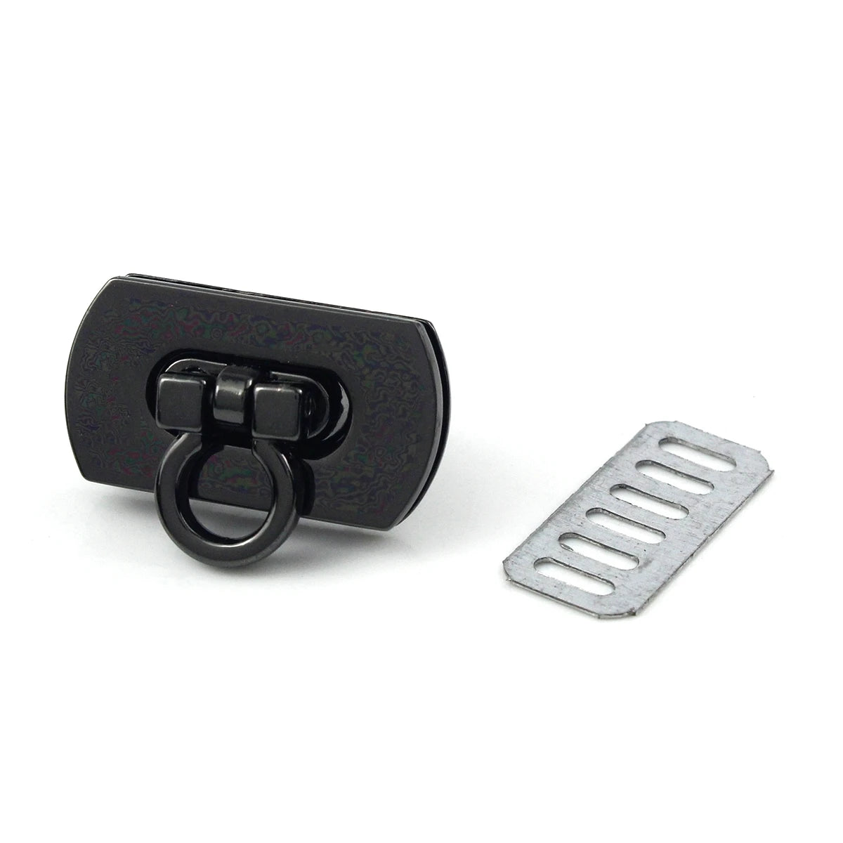 1pcs Metal Folding Lock Push Lock Clasp Tiny Bag Laggage Purse Leather Craft Closure DIY Hardware Accessories