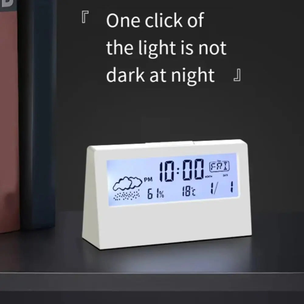 Digital Display Digital Clock Electronic Design Multifunction Features Desk Clock Decoration Style Study Design Table Clock