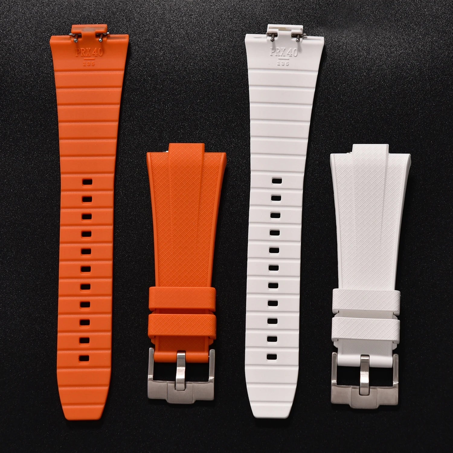 12mm Quick Release Silicone Strap For Tissot PRX T137.407/T137.410 Super Player 40mm Men Convex Rubber Durable Belts Watch Bands