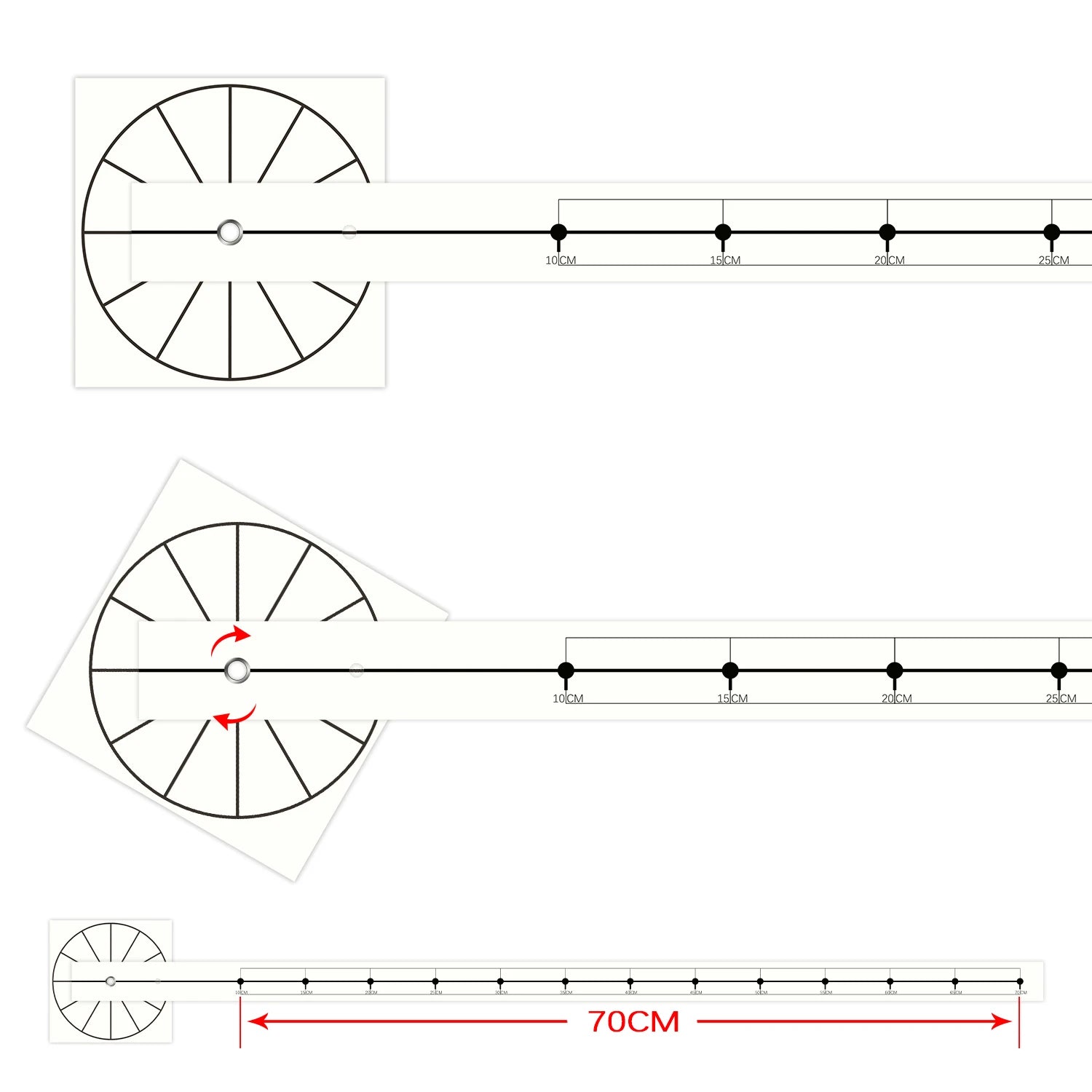 Weightlifting Fitness Room Wall Decor DIY Giant Wall Clock Mirror Effect Powerlifting Frameless Large Wall Clock GYM Wall Watch