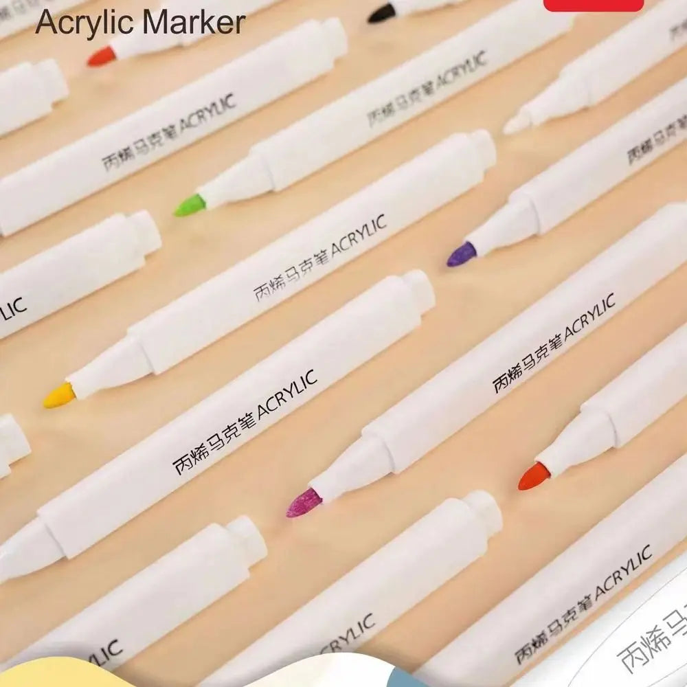 12Pcs/Set Golf Club Color Changing Pen Acrylic Ink Pen With Strong Sunscreen Waterproof Covering Power Golf Accesoires Golf Pen