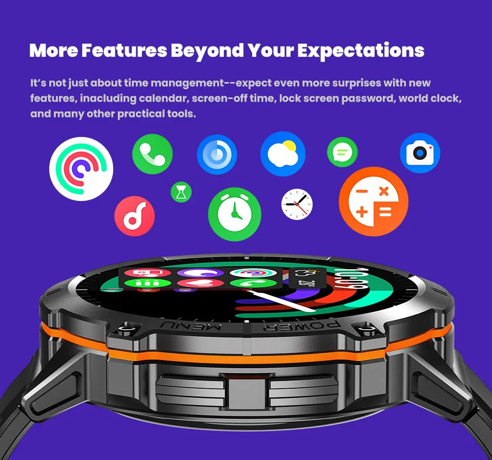 2026 Military TANK X3 Smart Watch Men 1.73" AMOLED Screen 5ATM Waterproof 1000mAh Battery GPS Sports Fitness Track Smart Watches