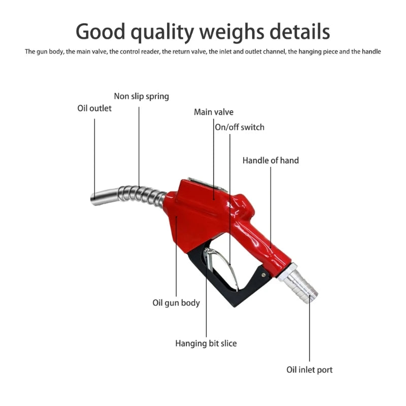 Digital Fuels Guns Nozzles Fuels Oil Gasolines Guns Nozzle with Digital Flows Meter Fuelings Nozzles for fuels Dropshipping