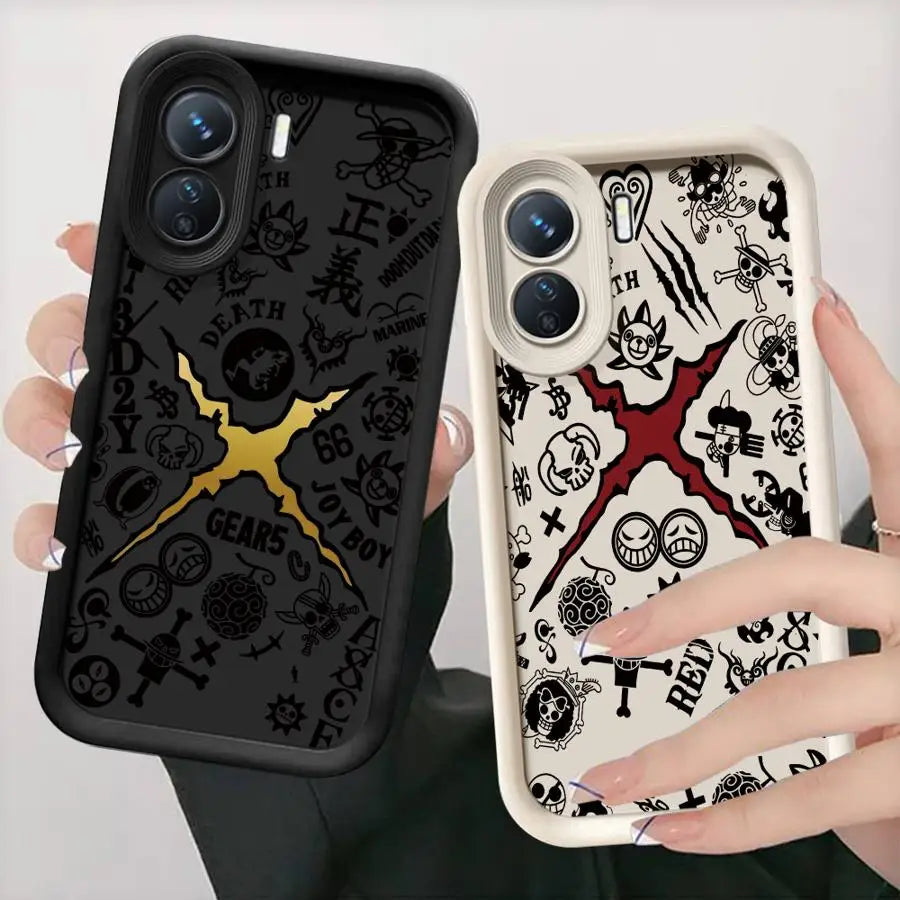 One Pieces Logo TPU Soft Case for Xiaomi Redmi Note 14 Pro Plus 11S 11 13 12 10 12S 10S 11Pro 13Pro+ 12Pro+ 14Pro+