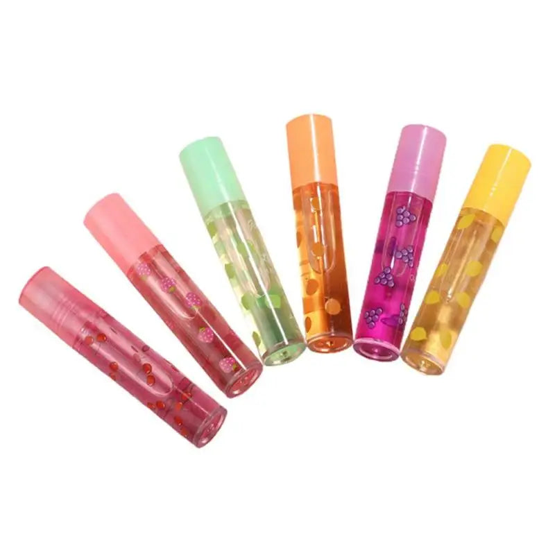 6 Colors Random Transparent Mirror Water Lip Gloss - Moisturizing Glass Lip Oil Liquid Lipstick for Makeup Enthusiasts