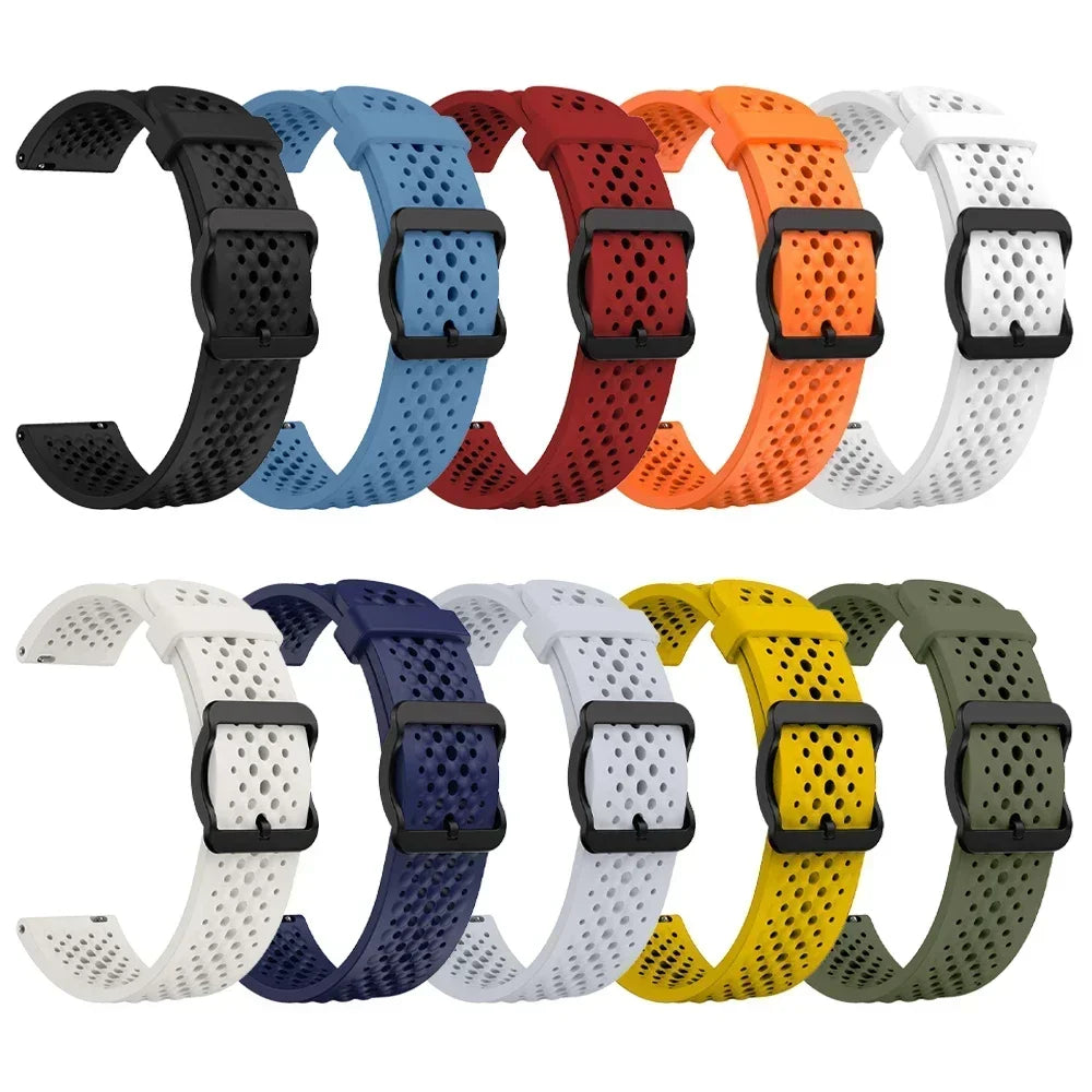 22MM Sports Silicone Watch Strap For Zeblaze Beyond 3 Pro Band Ares 3/GTR3/GTS3/Btalk3/Vibe 7/Stratos 2 3 Pro Plus Lite Bracelet