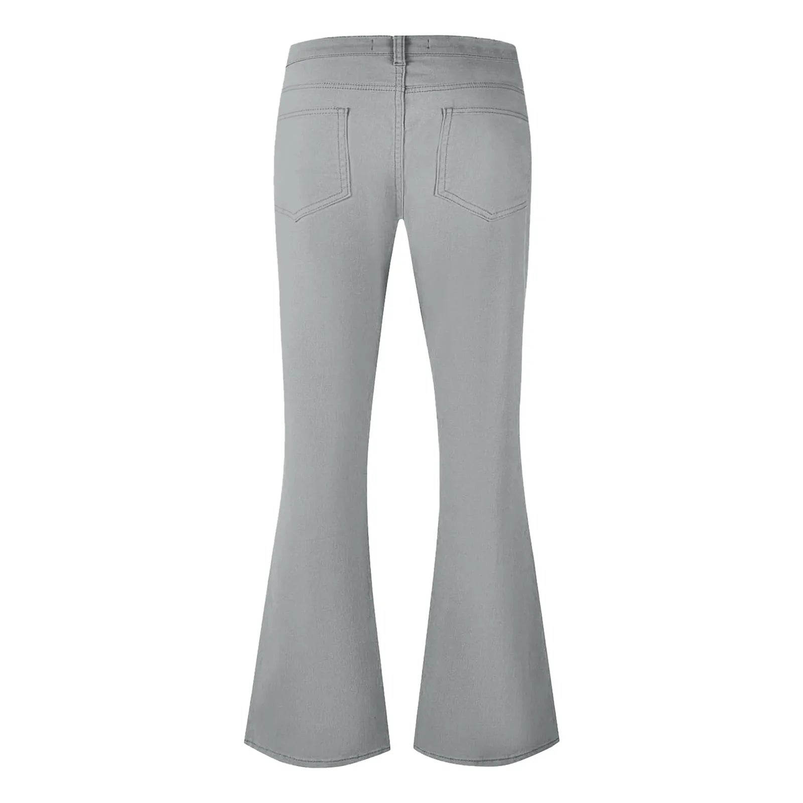Men's fashion Retro Disco Flared Pants Loose Stretch Vintage Trousers Fit Flared Comfortable Retro Stretch Twill Men's Trousers