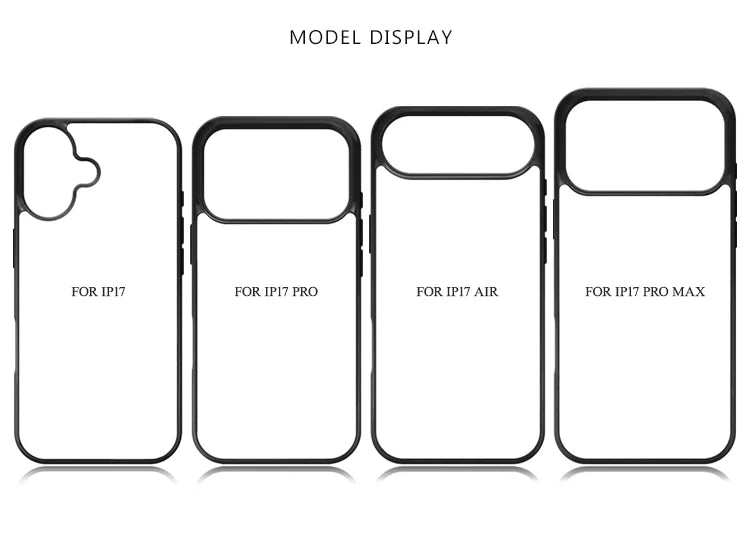 10pcs For iPhone 17/17Air/17Pro/17 Pro Max Personalized Custom 2D TPU Sublimation Phone Cases Blank Heat Press Protector Covers