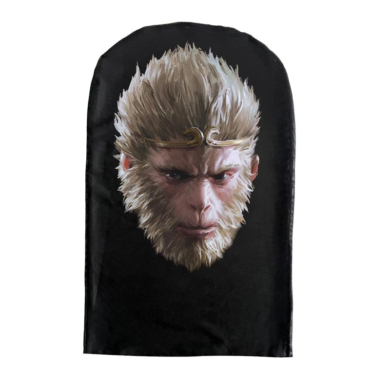 New 3D Printed  Kanye Mask Elastic Mesh Full Face Mask for Unisex Cosplay Headwear Party Simulation Balaclava Hat Headgear Props