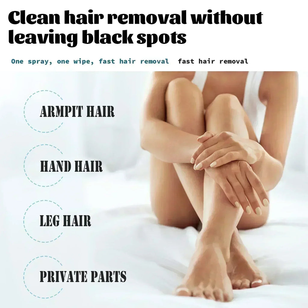 Body Hair Removal Spray Permanent Hair Removal Hair Growth indolore crème de soins du corps