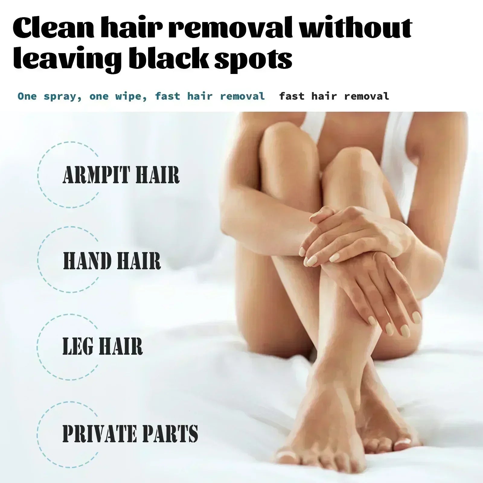 Body Hair Removal Spray Permanent Hair Removal Hair Growth indolore crème de soins du corps