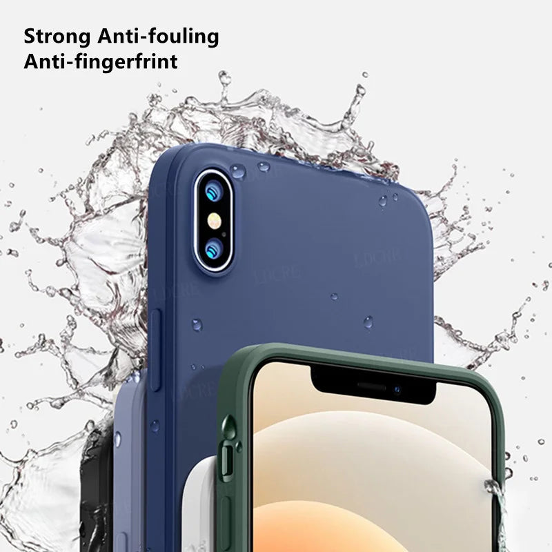 For Cover Xiaomi Redmi Note 12S Case Redmi Note 12S Capas Back Liquid Silicone Soft TPU Fundas Redmi Note 10 11 12 Pro Plus 12S