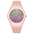 Ladies Fashion Watch Couple Quartz Watch Jelly Color Rubber Sports Clock Suitable for Women Men Starry Earth Rainbow Watch