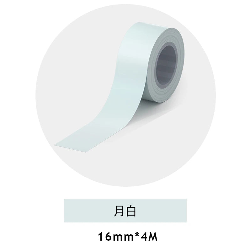 1Roll Adhesive Label Maker Paper for MAKEID M1/L1/E1 Mini/Mini HD Laminated Office Labeling Tape