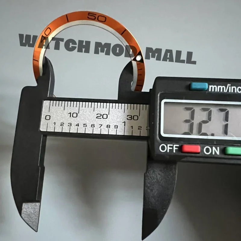 MOD Watch Aluminum Bezel Fit for Omega Sea-master Planet Ocean 45.5mm Watch