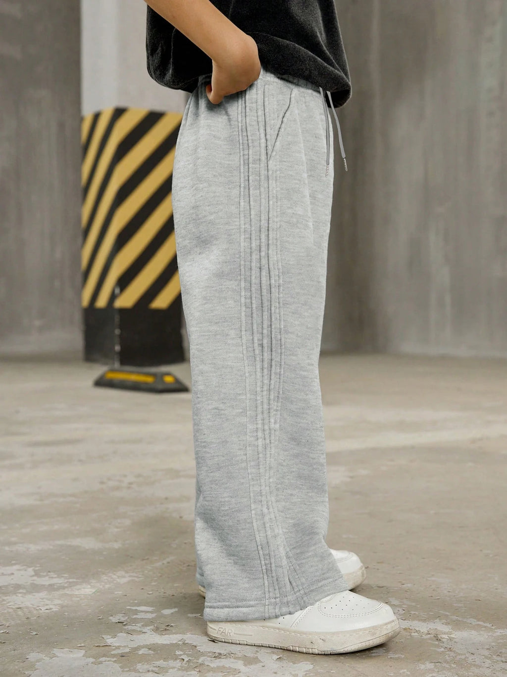 Boys' trousers, padded casual trousers with velvet in winter, 7-14 years old, trousers for outdoor activities.