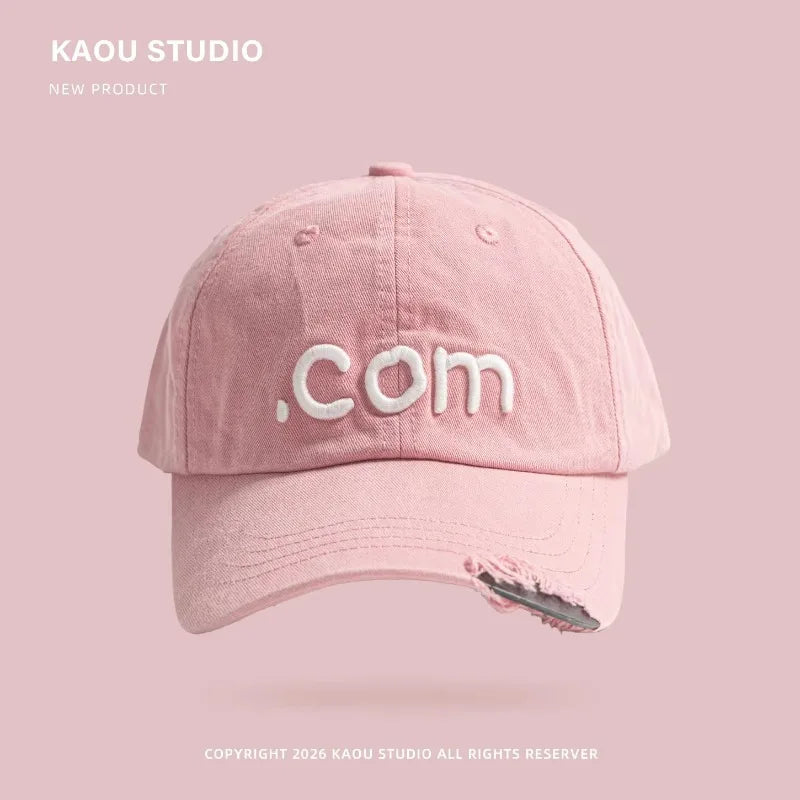 Hats for Women Spring and Summer Outdoor Travel Sun Protection Versatile Fashion Letter Embroidery Hip Hop Baseball Caps for Men