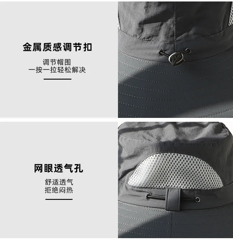 60-65cm Big Head Around The Hat Large Size Big Head Big Face Fat Large Sun Hat Male fisherman's Hat Sunscreen Cap