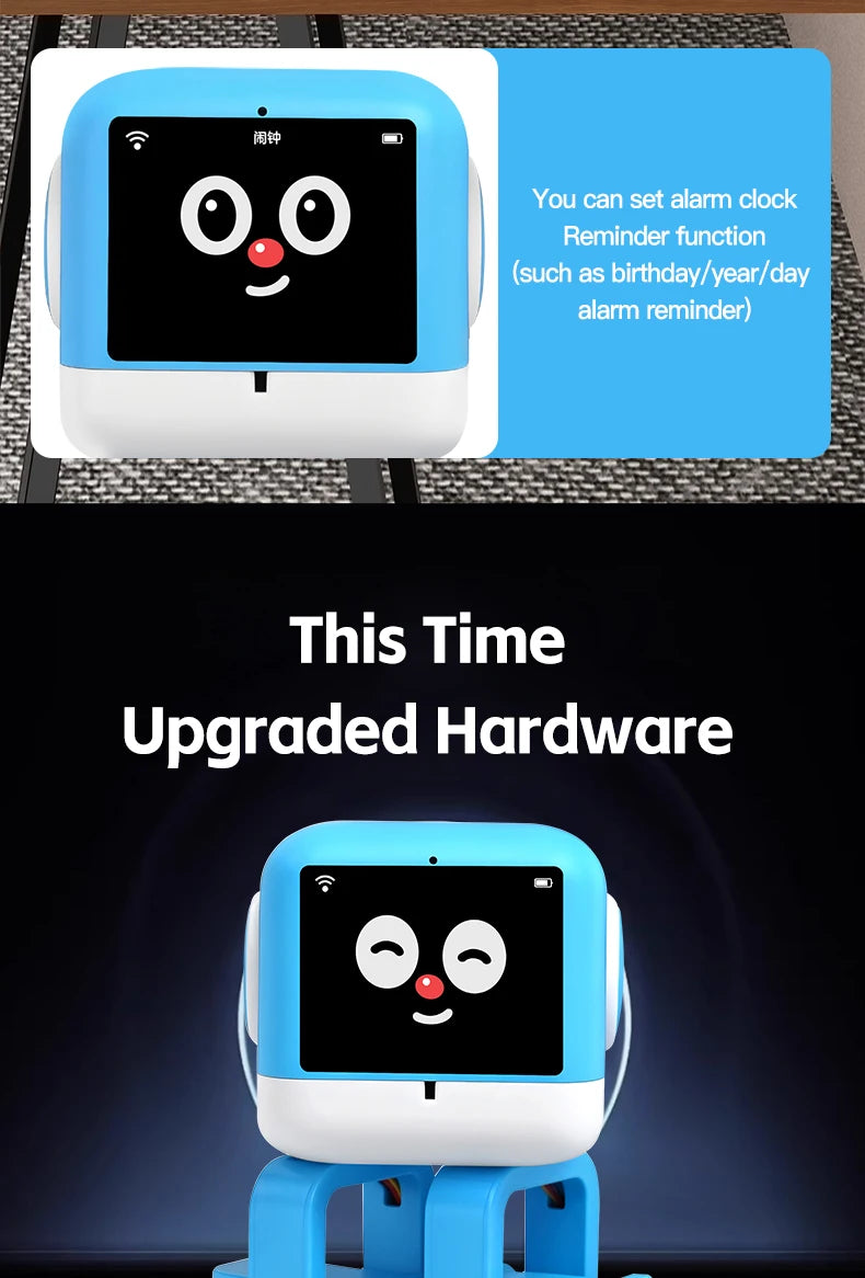 Smart AI Robot WiFi Early Education Toys for Children Speech Recognition & Voice Interactive Educational Learning Machine