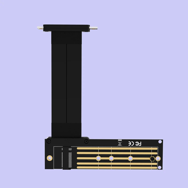 M2 TO PCIE Riser PCIe x4  PCI-E3.0 4x To M.2 NVMe M Key 2280 Riser Card Gen3.0 Cable M2 Key-M PCI-Express Extension cord