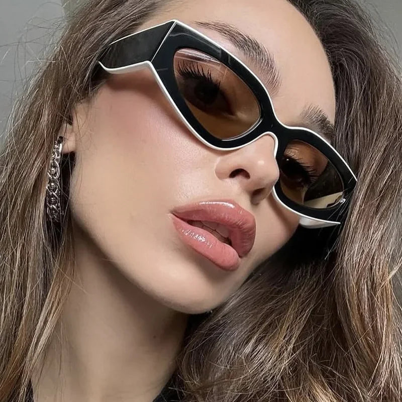 New Fashion Ladies Sunglasses Outdoor UV400 Sunscreen Eye Protection Glasses Neutral Fashion Driving Travel Essential Sunglasses