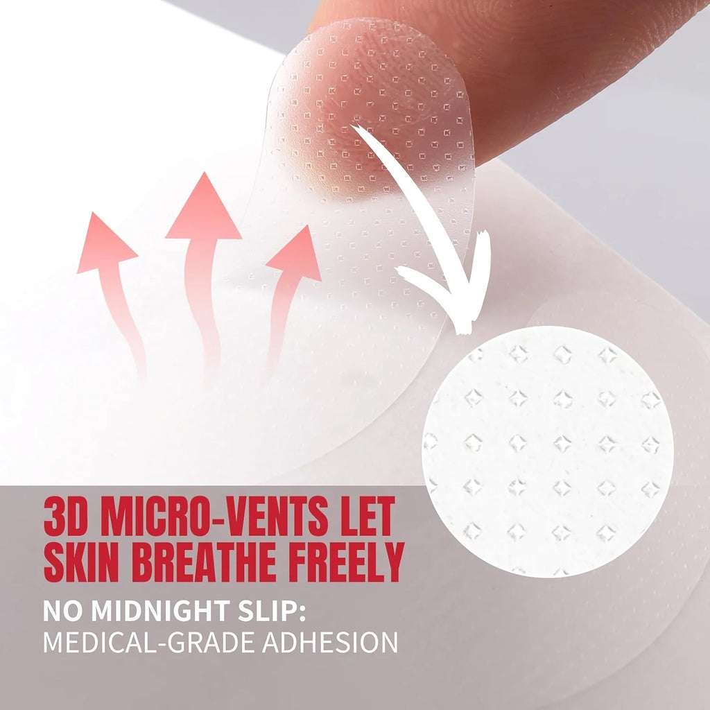 120pcs of facial patches, preventing frowning, suitable for the forehead, between the eyes, around the mouth, and the lips area