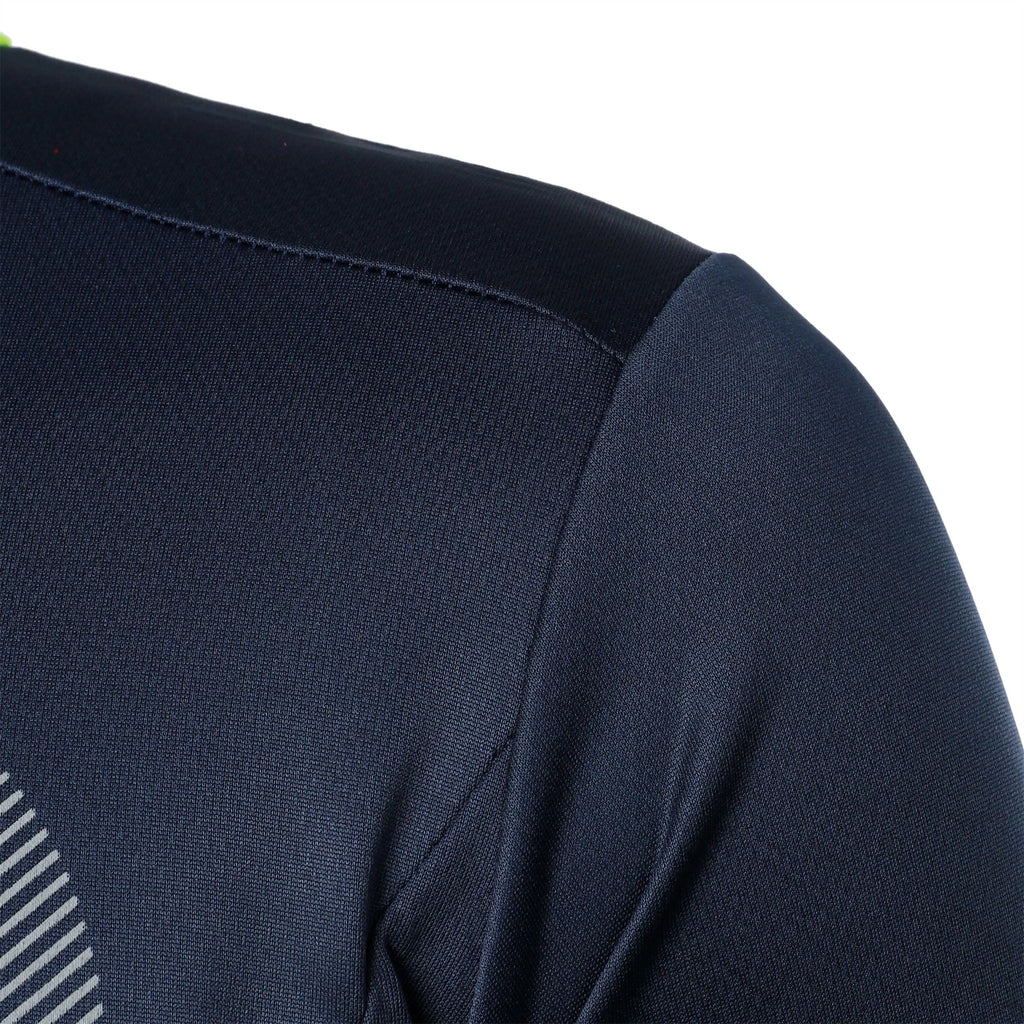 Summer men's fitness sports training Breathable short sleeve quick drying clothes men's sports fashion long sleeve T-shirt